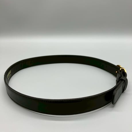 CHANEL (シャネル) ヴィンテージ ターンロック ココマーク ラムスキン ベルト