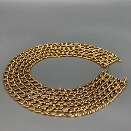 CHANEL (シャネル) ヴィンテージ 5連チェーン ネックレス