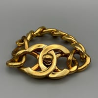 CHANEL (シャネル) ヴィンテージ ココマーク ターンロック ゴールド ブレスレット