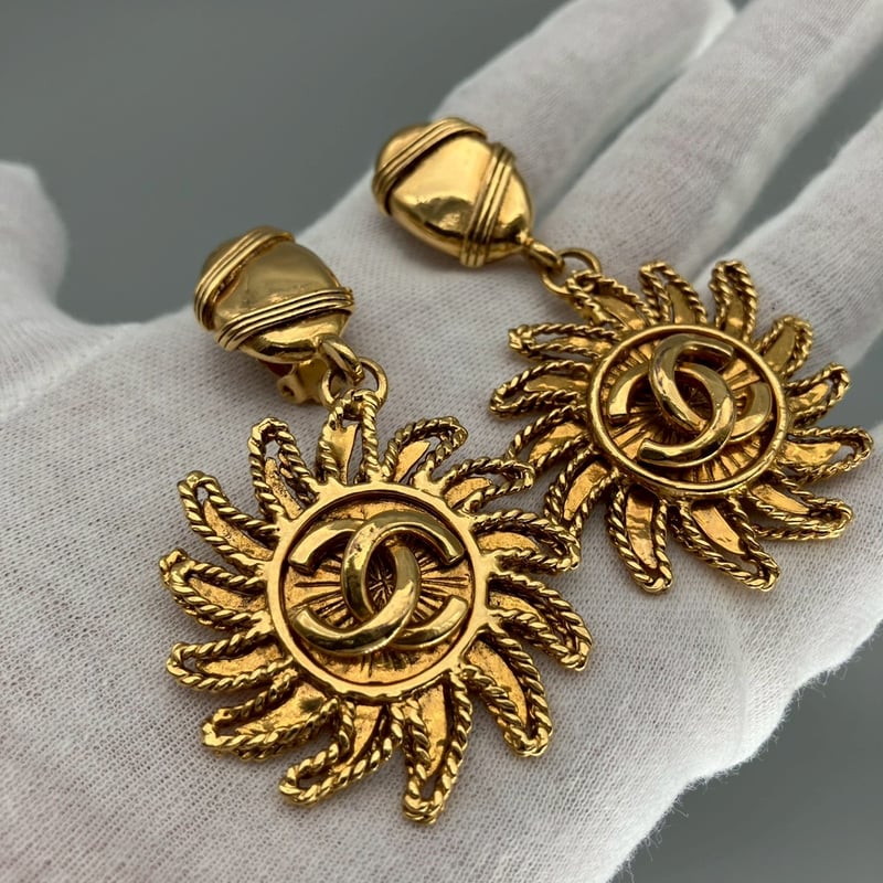 CHANEL (シャネル) ヴィンテージ 太陽 ココマーク スイング