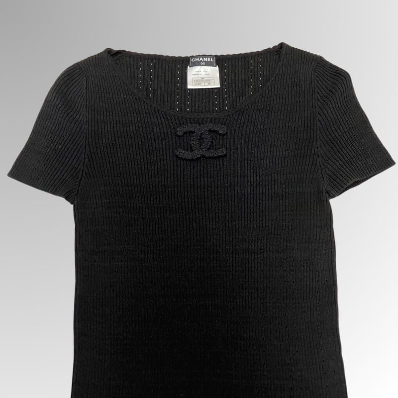 シャネルCHANELヴィンテージ　ココマーク　トップス CHANEL／シャネル／デカココ／ココマーク／ニット／カットソー