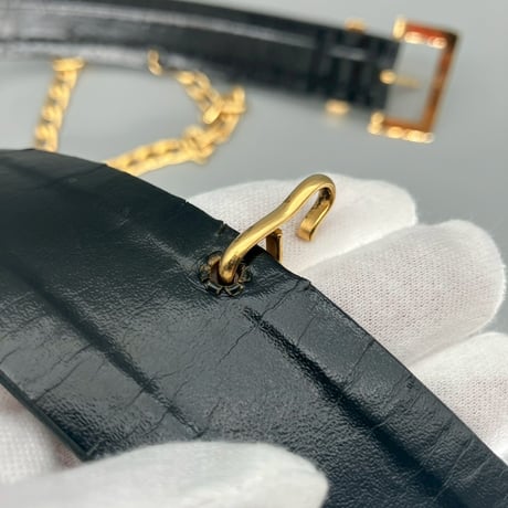 CHANEL (シャネル) ヴィンテージ ココマーク ロゴ チェーン ベルト