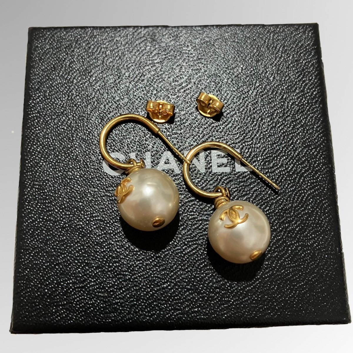 CHANEL／シャネル／ヴィンテージ／ココマーク／パール／ピアス  