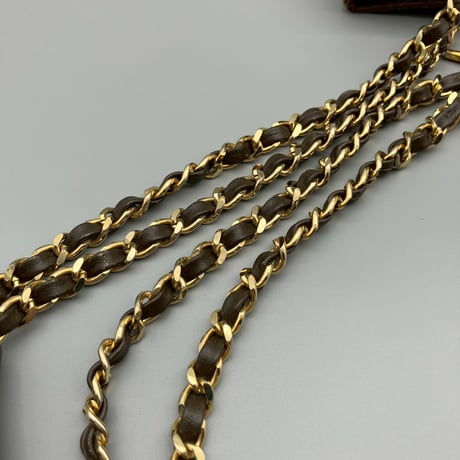 CHANEL (シャネル) ヴィンテージ クロコダイル ココマーク ショルダーバッグ