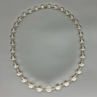 CHANEL (シャネル) ヴィンテージ クリア ラインストーン ロングネックレス