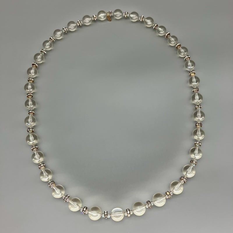 CHANEL (シャネル) ヴィンテージ クリア ラインストーン ロング