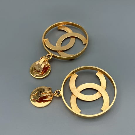 CHANEL (シャネル) ヴィンテージ デカココ ココマーク スイング イヤリング
