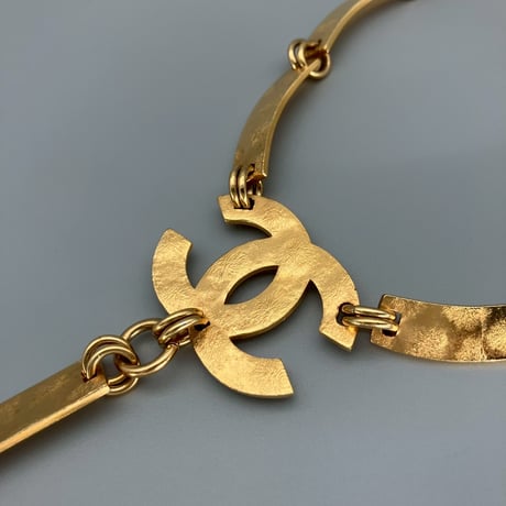 CHANEL (シャネル) ヴィンテージ デカココ ココマーク パール ネックレス