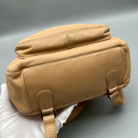 CHANEL (シャネル) ヴィンテージ デカココ ココマーク ベージュ リュックサック バックパック