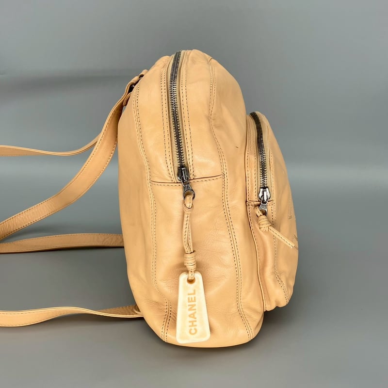 CHANEL (シャネル) ヴィンテージ デカココ ココマーク ベージュ