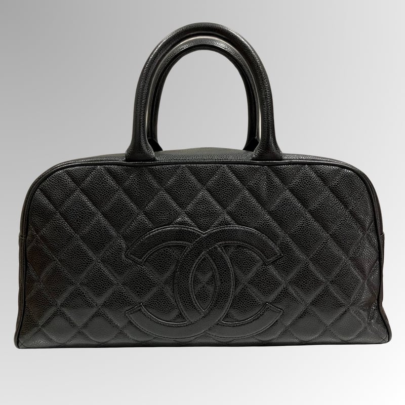 CHANEL/シャネル/ヴィンテージ/キャビアスキン/ココマーク CHANEL/シャネル/ヴィンテージ/キャビアスキン/ココマーク