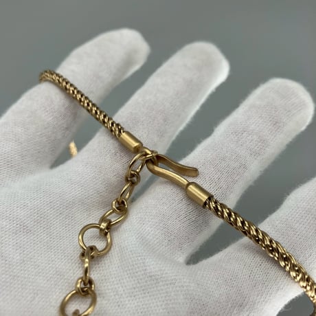CHANEL (シャネル) ヴィンテージ カラーストーン グリポア パール ココマーク ネックレス