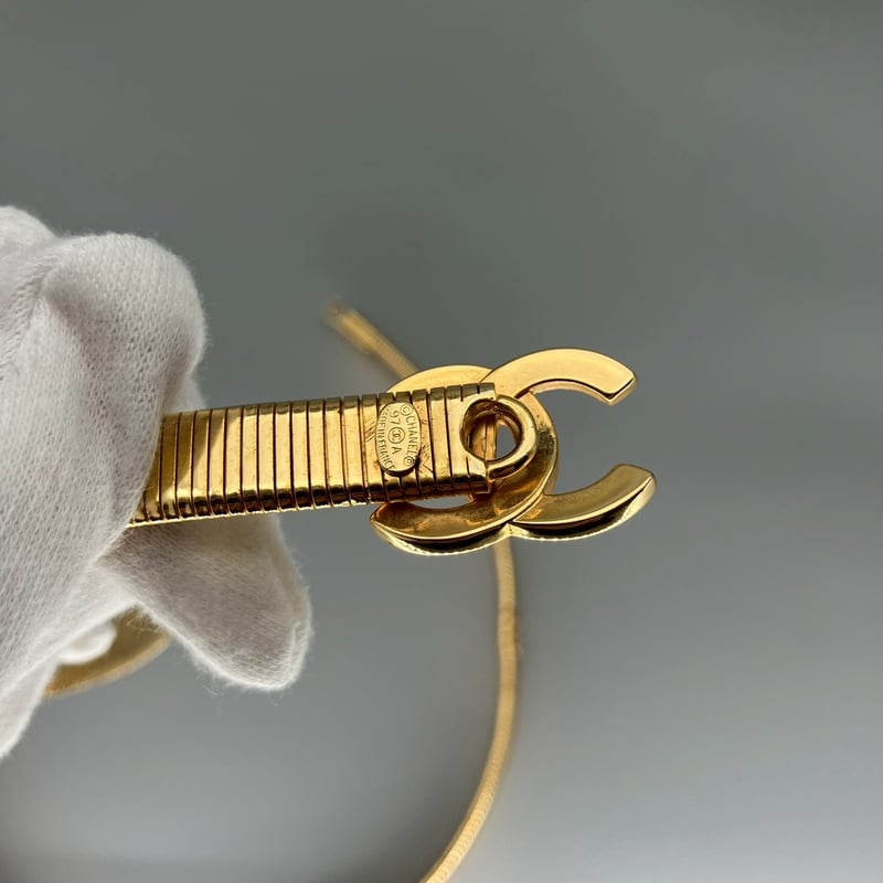 CHANEL (シャネル) ヴィンテージ ココマーク チェーンベルト