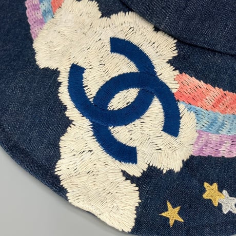 CHANEL (シャネル) 夜間飛行 刺繍 ココマーク 飛行機 帽子 ハット