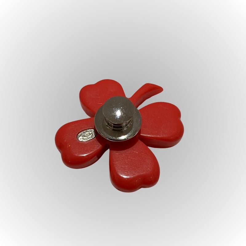 新品】CHANEL シャネル B23S ココマーク クローバー ピンブローチ