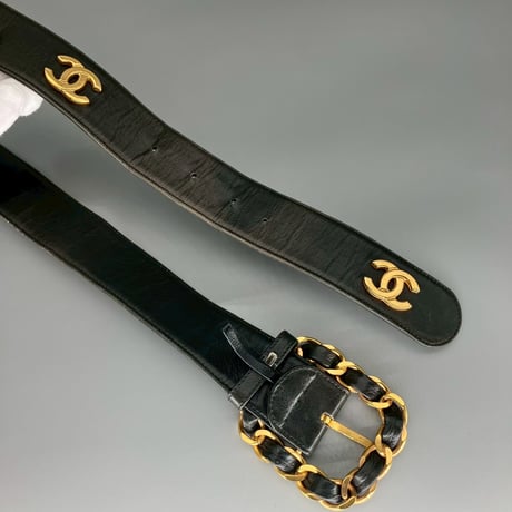CHANEL (シャネル) ヴィンテージ ココマーク ベルト