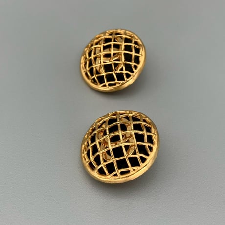 CHANEL (シャネル) ヴィンテージ ココマーク ラウンド イヤリング