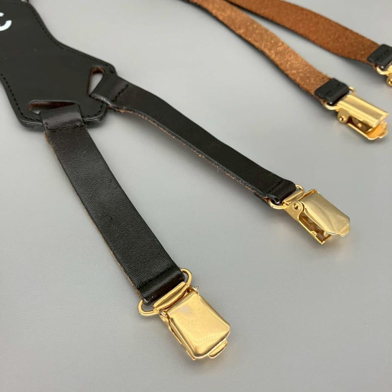 CHANEL (シャネル) ヴィンテージ ココマーク ロゴ サスペンダー