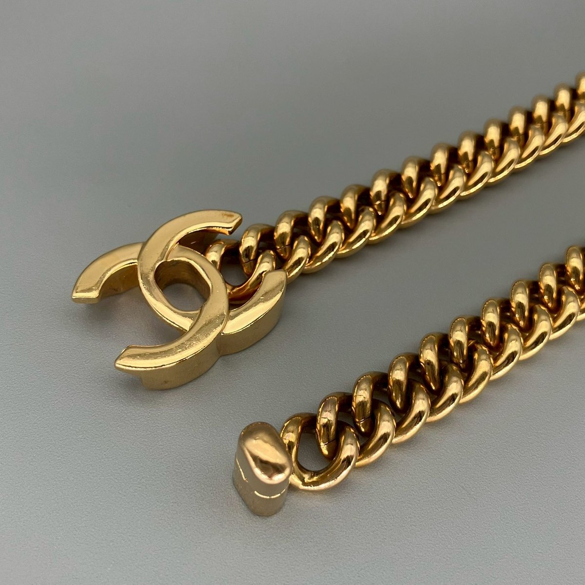 CHANEL (シャネル) ヴィンテージ ターンロック ココマーク ネックレス