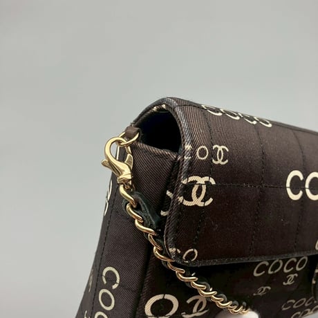 CHANEL (シャネル) ヴィンテージ チョコバー COCO ココマーク ショルダーバッグ