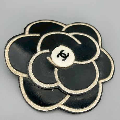 CHANEL (シャネル) ヴィンテージ カメリア ココマーク ブローチ