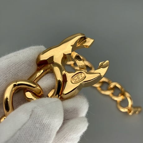 CHANEL (シャネル) ヴィンテージ デカココ ターンロック ココマーク ネックレス
