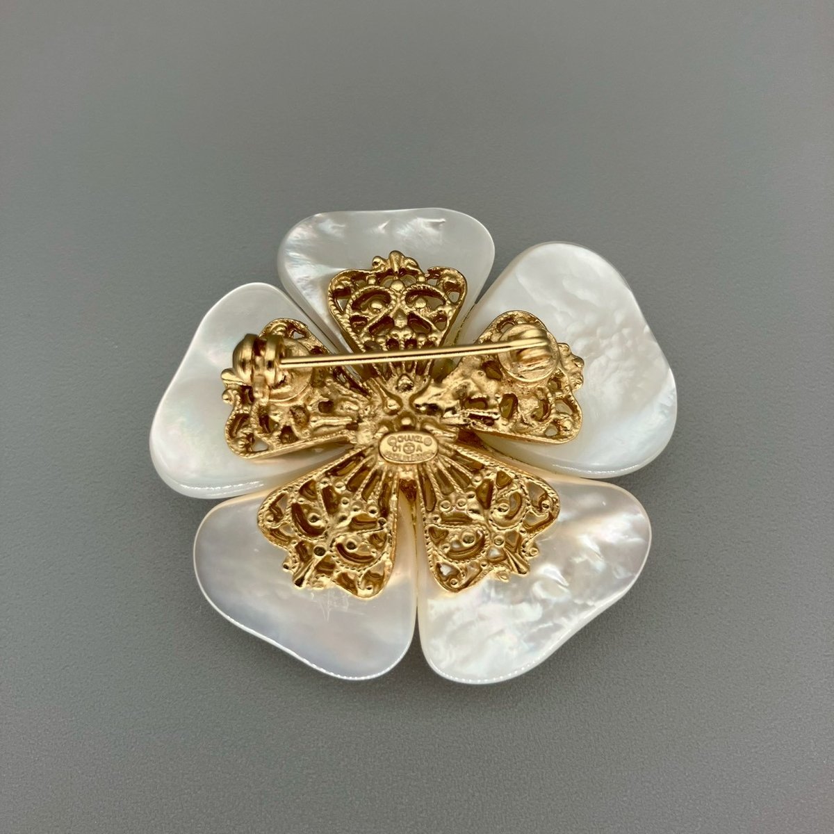 CHANEL (シャネル) ヴィンテージ カメリア フラワー ブローチ