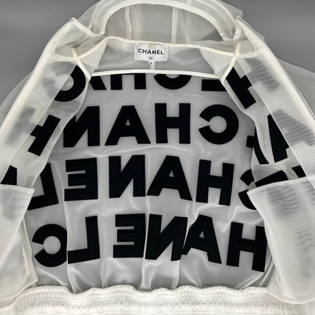 CHANEL (シャネル) ファレル ウィリアムス ビッグロゴ メッシュ ブルゾン ジャケット