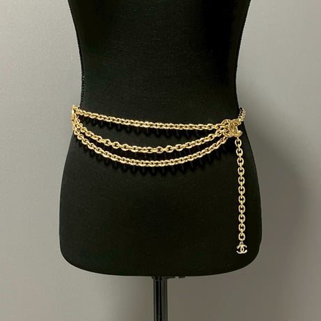 CHANEL (シャネル) ヴィンテージ ココマーク チェーンベルト