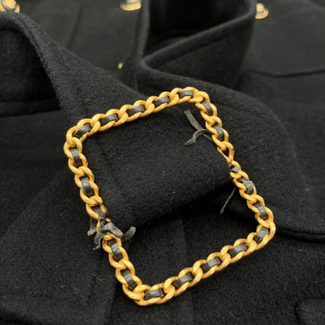 CHANEL (シャネル) ヴィンテージ ココボタン カシミア ベルト ジャケット コート