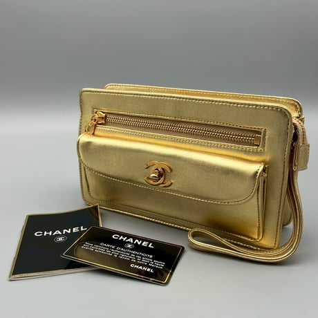 シャネル　ヴィンテージクラッチバッグ　ハンドバッグ vintage CHANEL クラッチバッグ