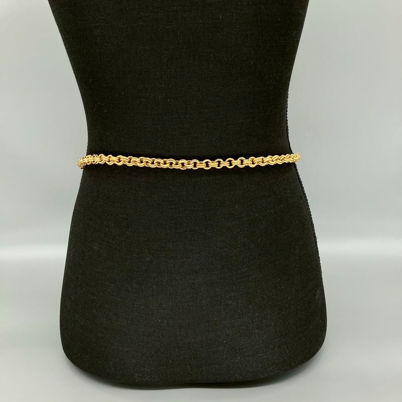 CHANEL (シャネル) ヴィンテージ 4連チェーン ココマーク チェーン