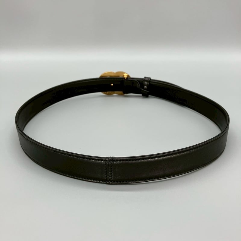⭐️良品⭐️ シャネル ベルト 65 ココマーク ブラック ヴィンテージ CHANEL(シャネル) ココマークレザーベルト ブラック サイズ 65
