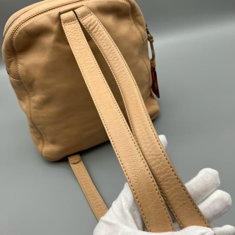CHANEL (シャネル) ヴィンテージ デカココ ココマーク ベージュ リュックサック バックパック