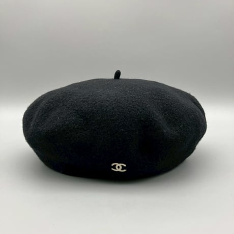 CHANEL (シャネル) ヴィンテージ ココマーク 帽子 ベレー帽