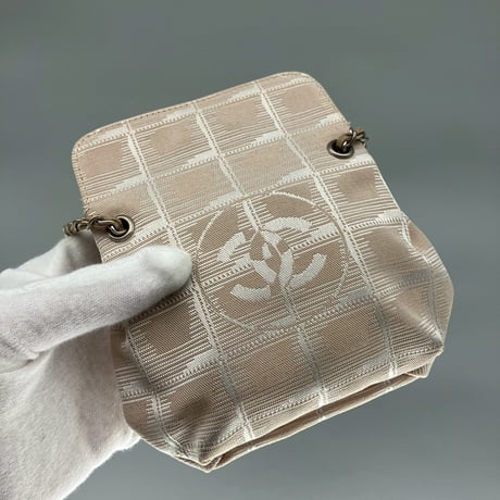CHANEL (シャネル) ヴィンテージ ニュートラベルライン ターンロック ココマーク ミニバッグ ハンドバッグ