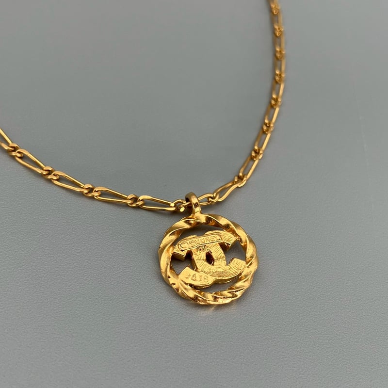 CHANEL (シャネル) ヴィンテージ ココマーク ラインストーン