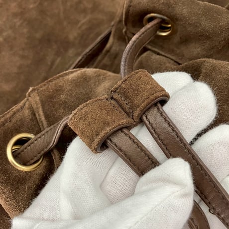 CHANEL (シャネル) ヴィンテージ スエード ココマーク リュックサック バックパック