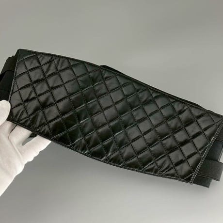 CHANEL (シャネル) ロゴ ラムスキン ベルト コルセット