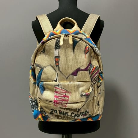CHANEL (シャネル) ヴィンテージ ココマーク グラフティ リュックサック バックパック