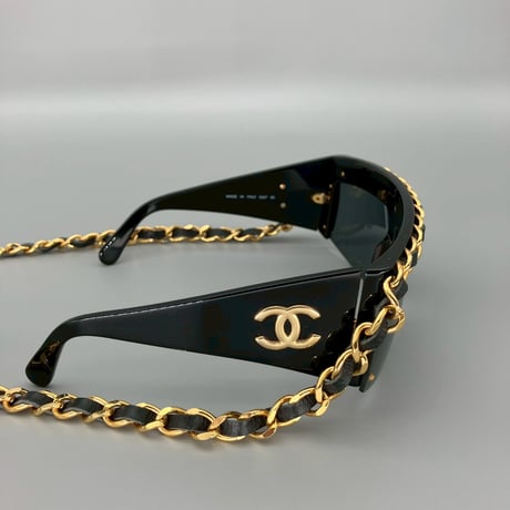 CHANEL (シャネル) ヴィンテージ ココマーク チェーン サングラス