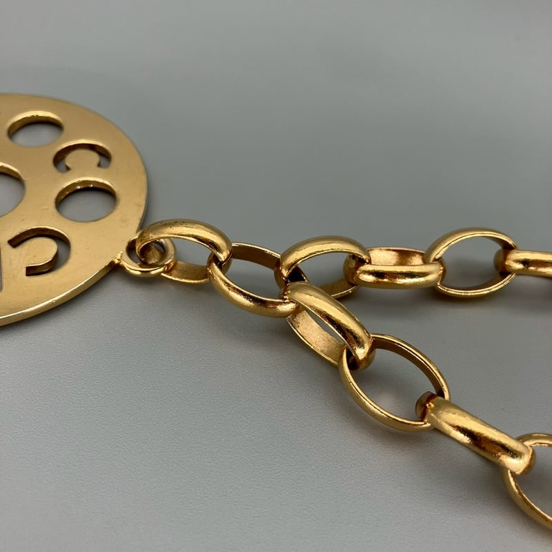 CHANEL (シャネル) ヴィンテージ ラウンド ロゴ ネックレス | Cattleya