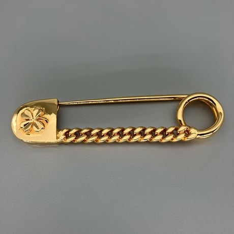 CHANEL (シャネル) ヴィンテージ 安全ピン クローバー ブローチ
