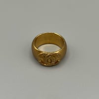 CHANEL (シャネル) ヴィンテージ ロゴ リング 指輪