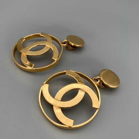CHANEL (シャネル) ヴィンテージ デカココ ココマーク スイング イヤリング