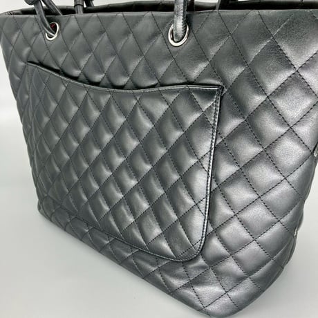 CHANEL (シャネル) ヴィンテージ マトラッセ カンボンライン ココマーク ハンドバッグ トートバッグ