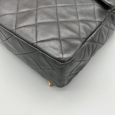 CHANEL (シャネル) ヴィンテージ マトラッセ ターンロック ココマーク リュックサック バックパック