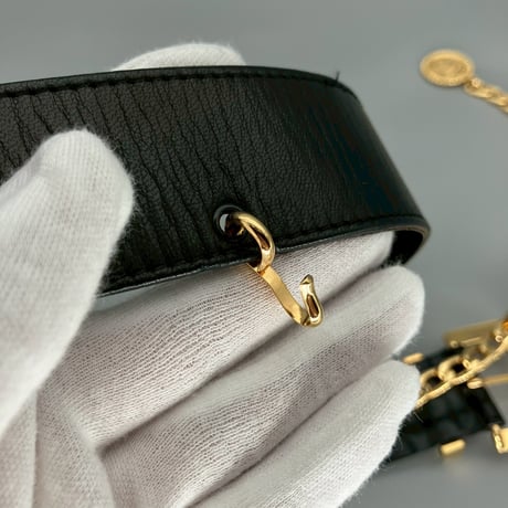 CHANEL (シャネル) ヴィンテージ ココマーク ロゴ チェーン ベルト