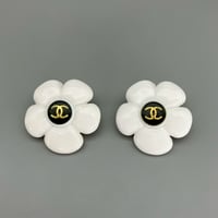 CHANEL (シャネル) ヴィンテージ ココマーク カメリア イヤリング