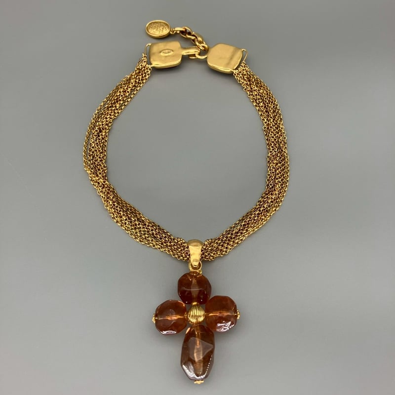 CHANEL (シャネル) ヴィンテージ グリポア カラーストーン ココマーク